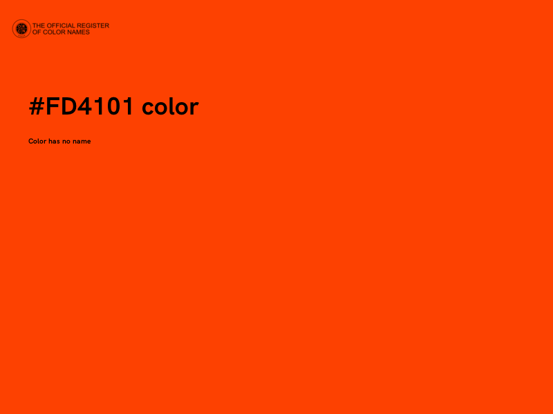 #FD4101 color image