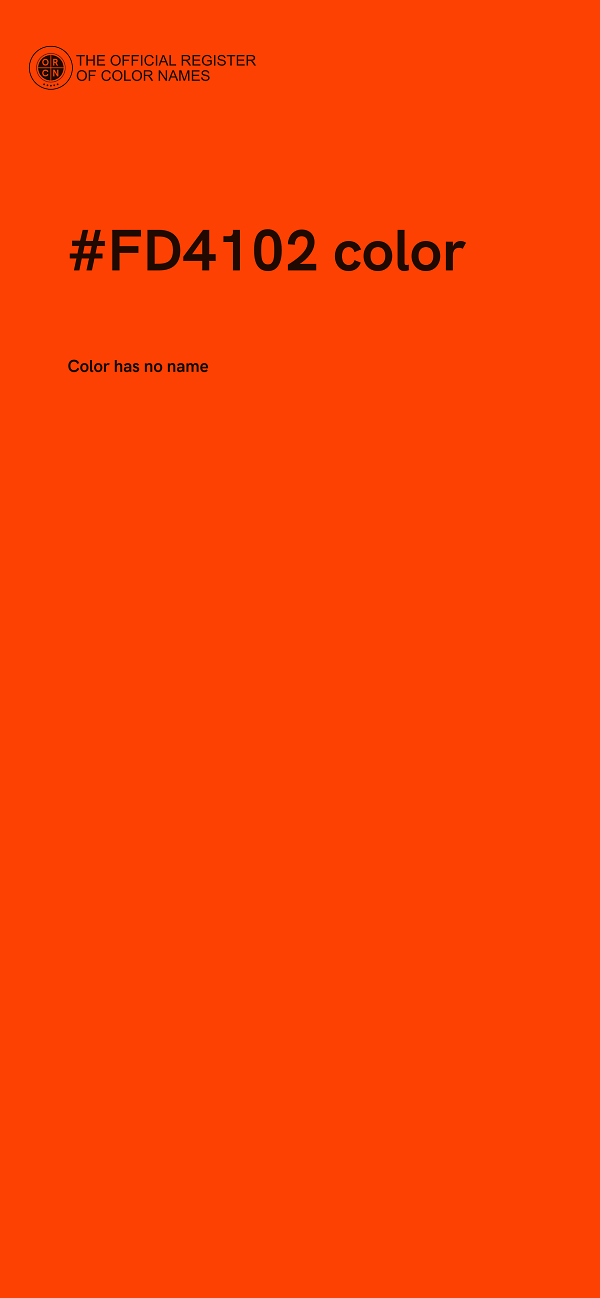#FD4102 color image