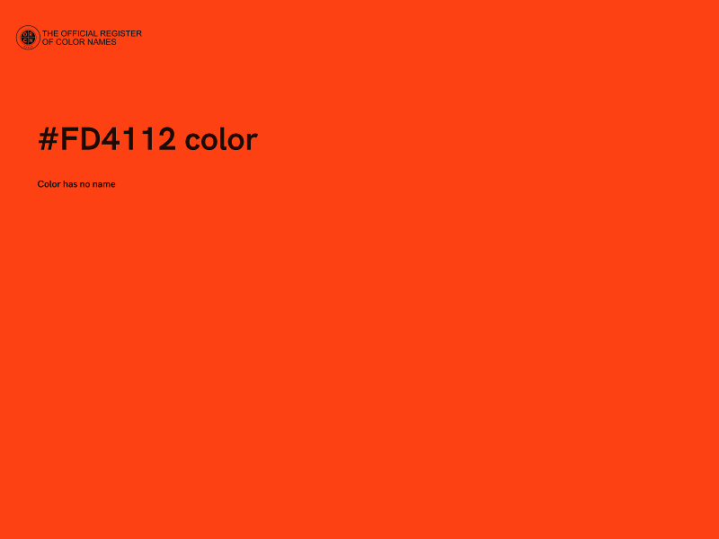 #FD4112 color image