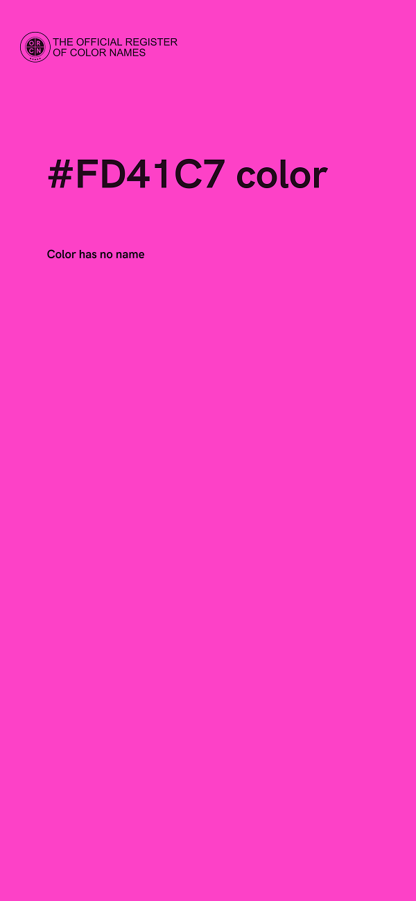 #FD41C7 color image