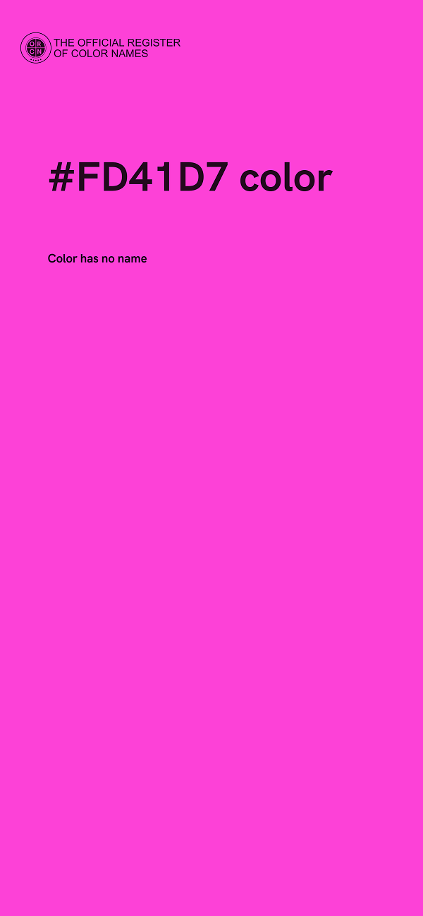 #FD41D7 color image