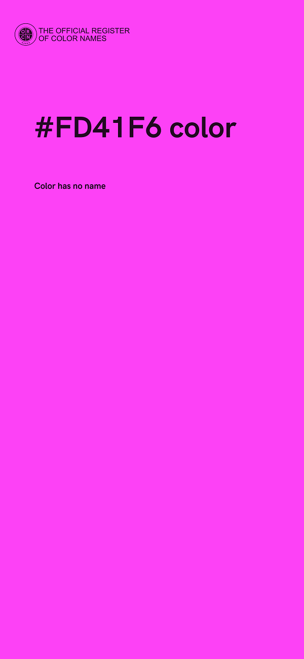 #FD41F6 color image