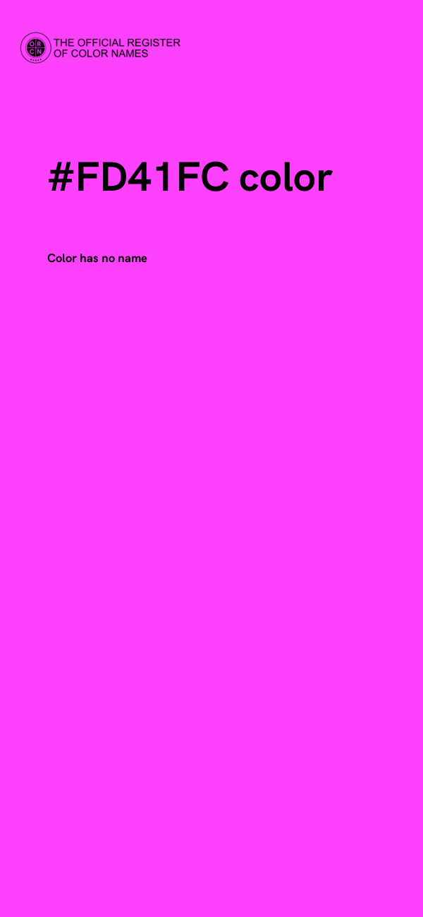 #FD41FC color image
