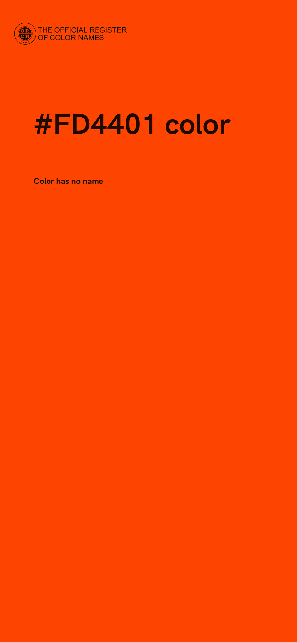 #FD4401 color image