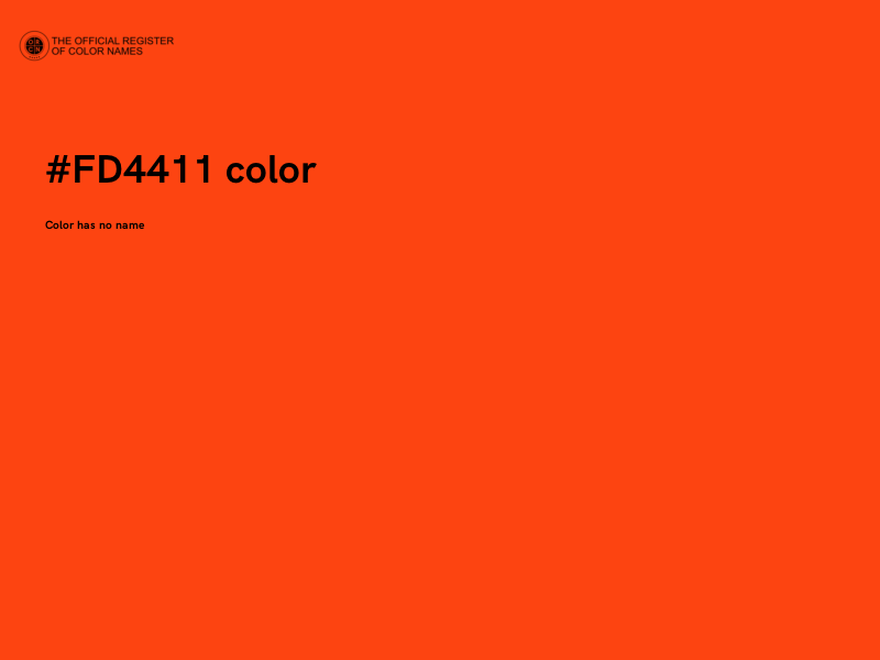 #FD4411 color image