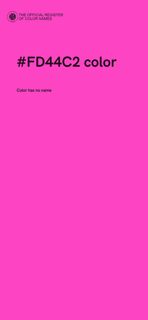#FD44C2 color image