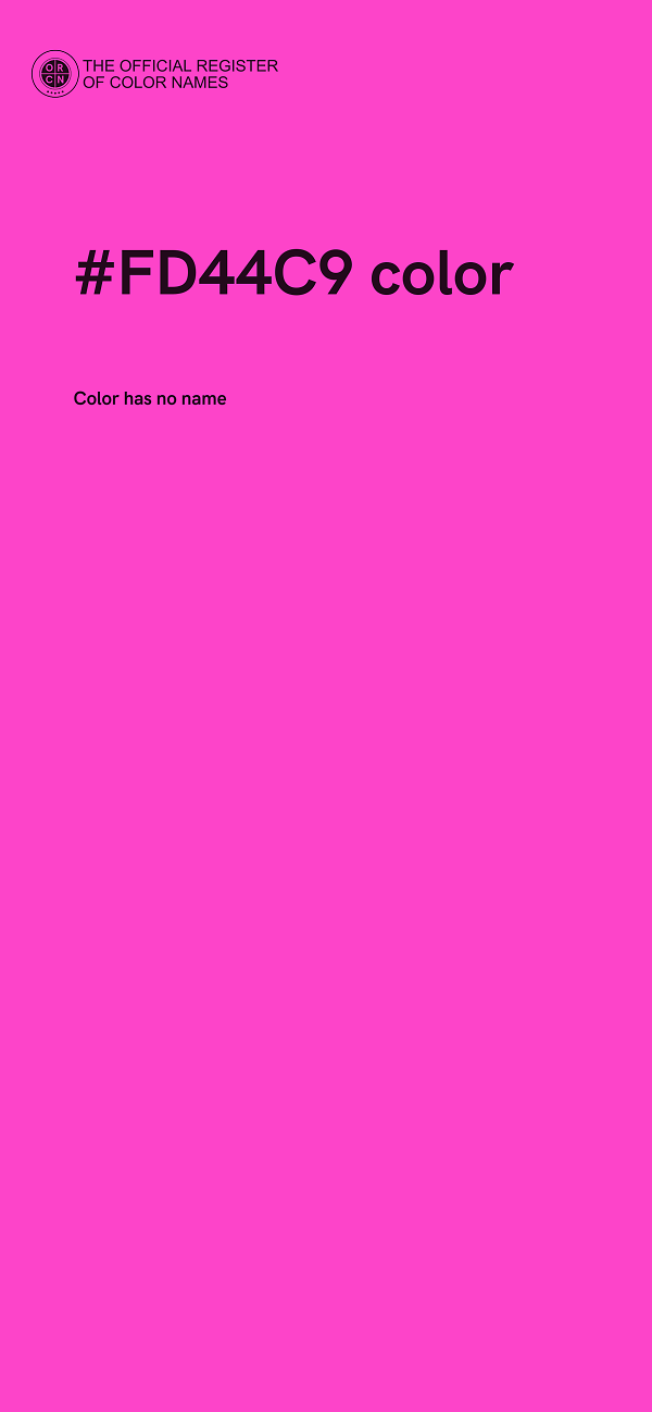 #FD44C9 color image
