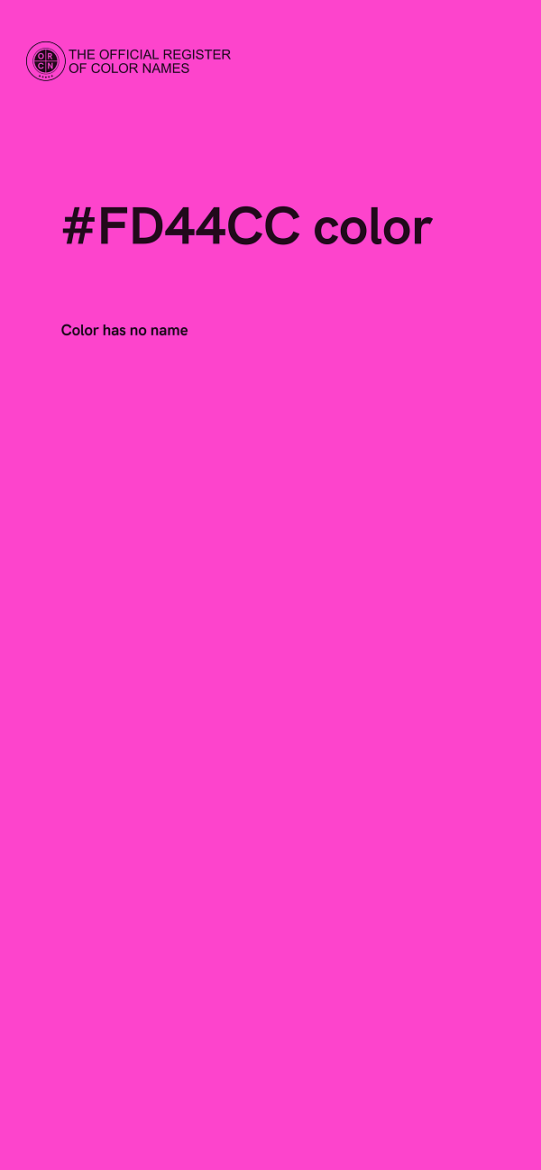 #FD44CC color image