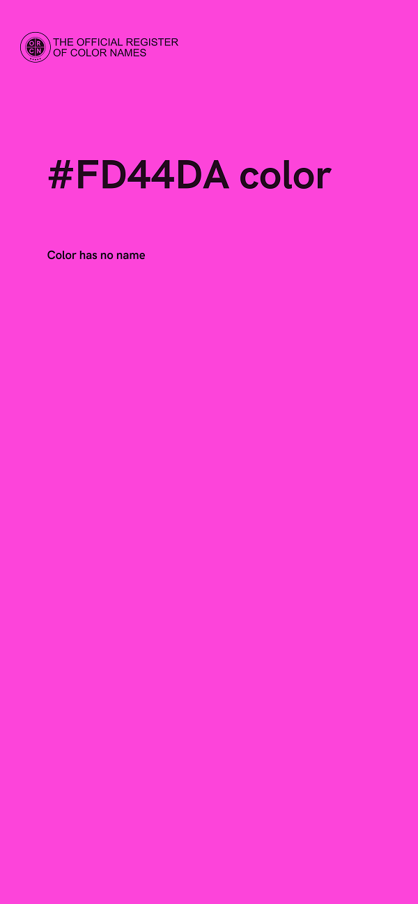 #FD44DA color image