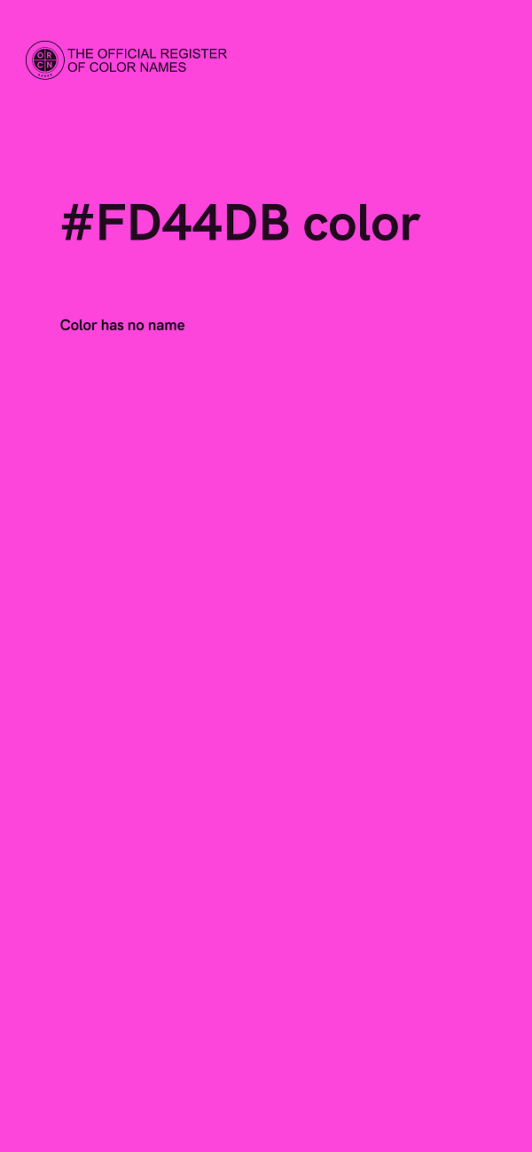 #FD44DB color image