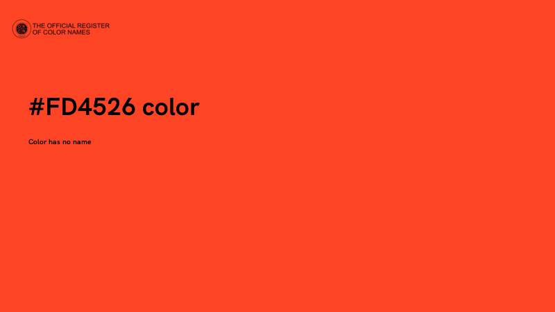 #FD4526 color image