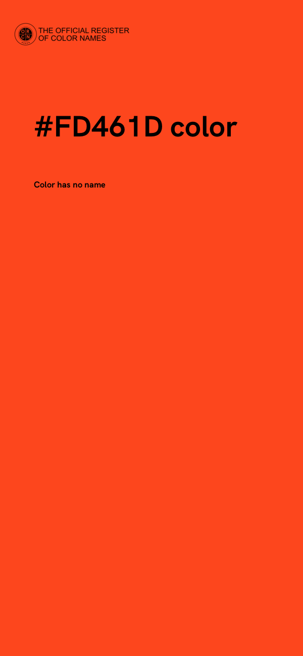 #FD461D color image