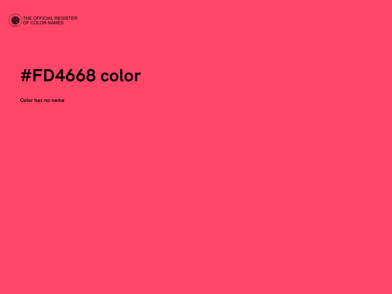 #FD4668 color image