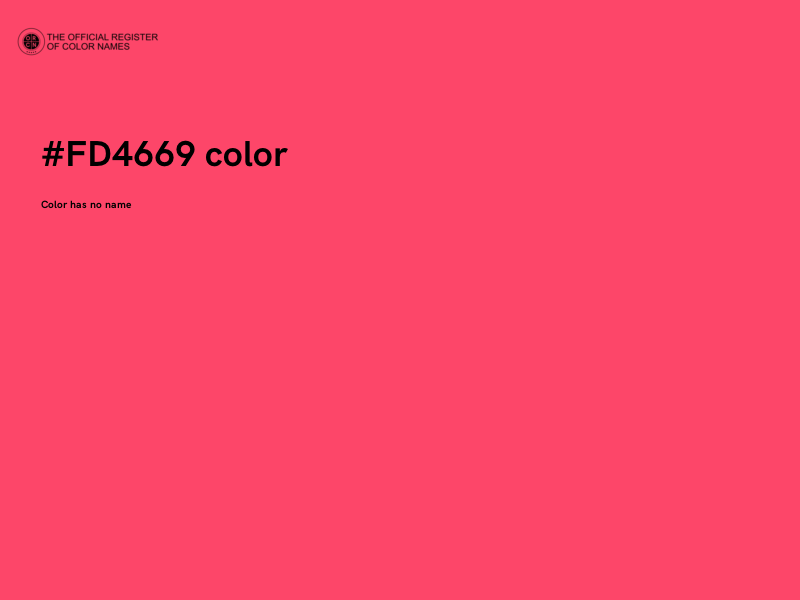 #FD4669 color image