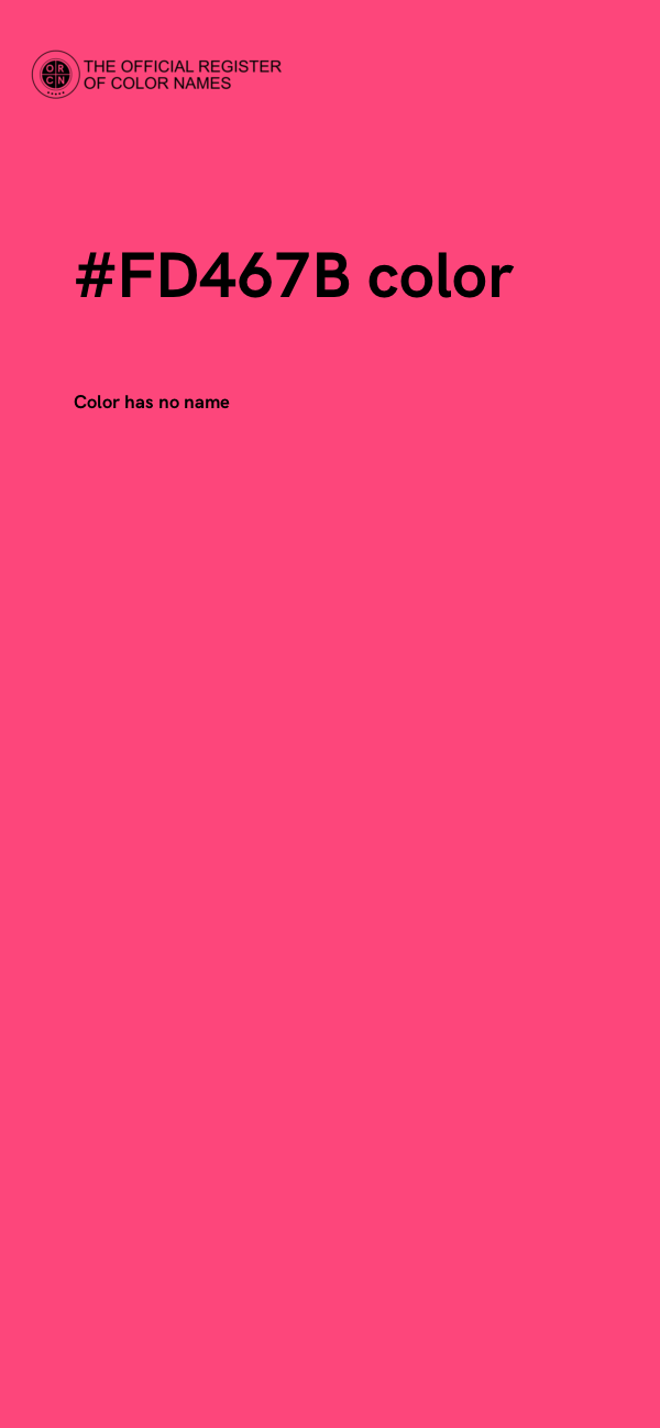 #FD467B color image