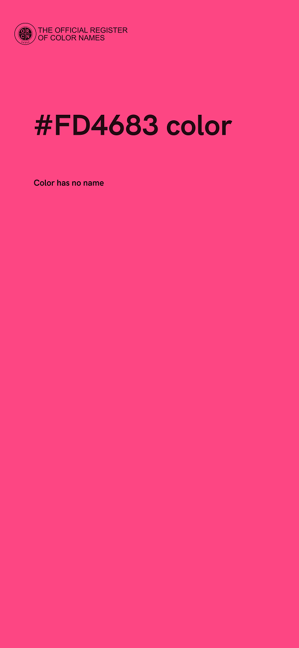 #FD4683 color image
