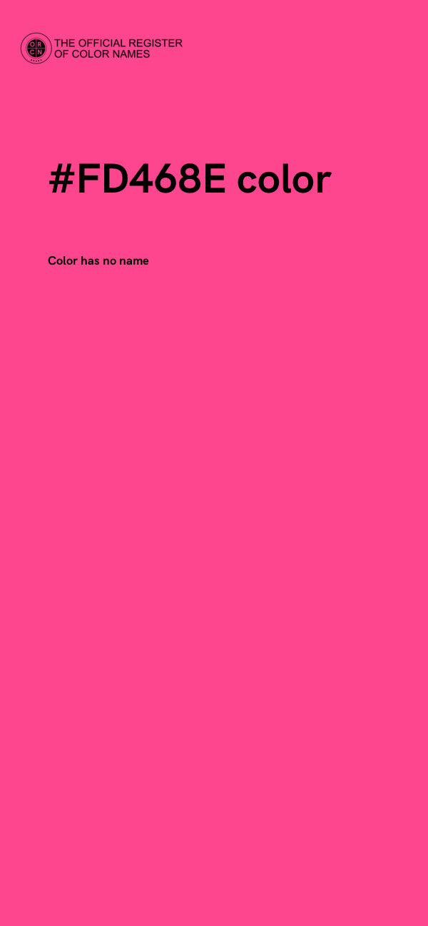 #FD468E color image