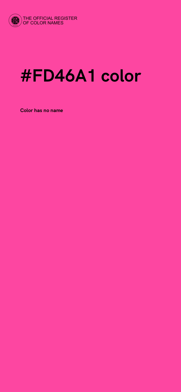 #FD46A1 color image