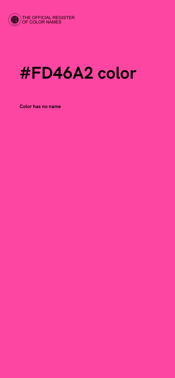 #FD46A2 color image