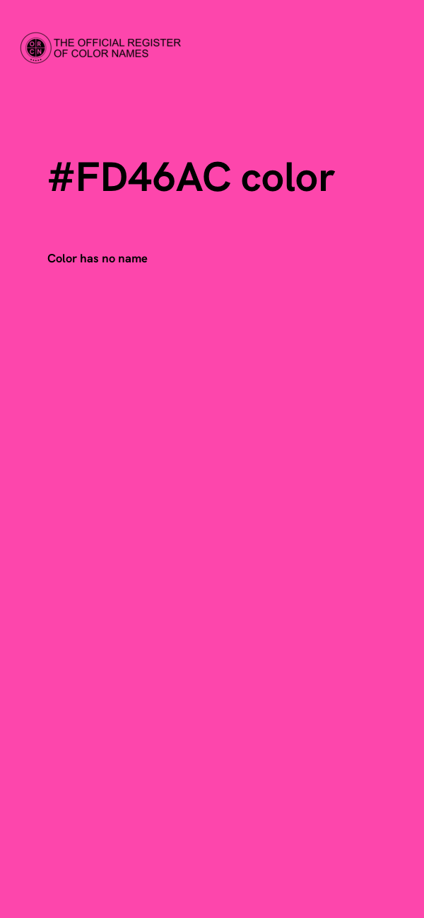 #FD46AC color image