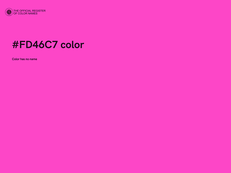 #FD46C7 color image