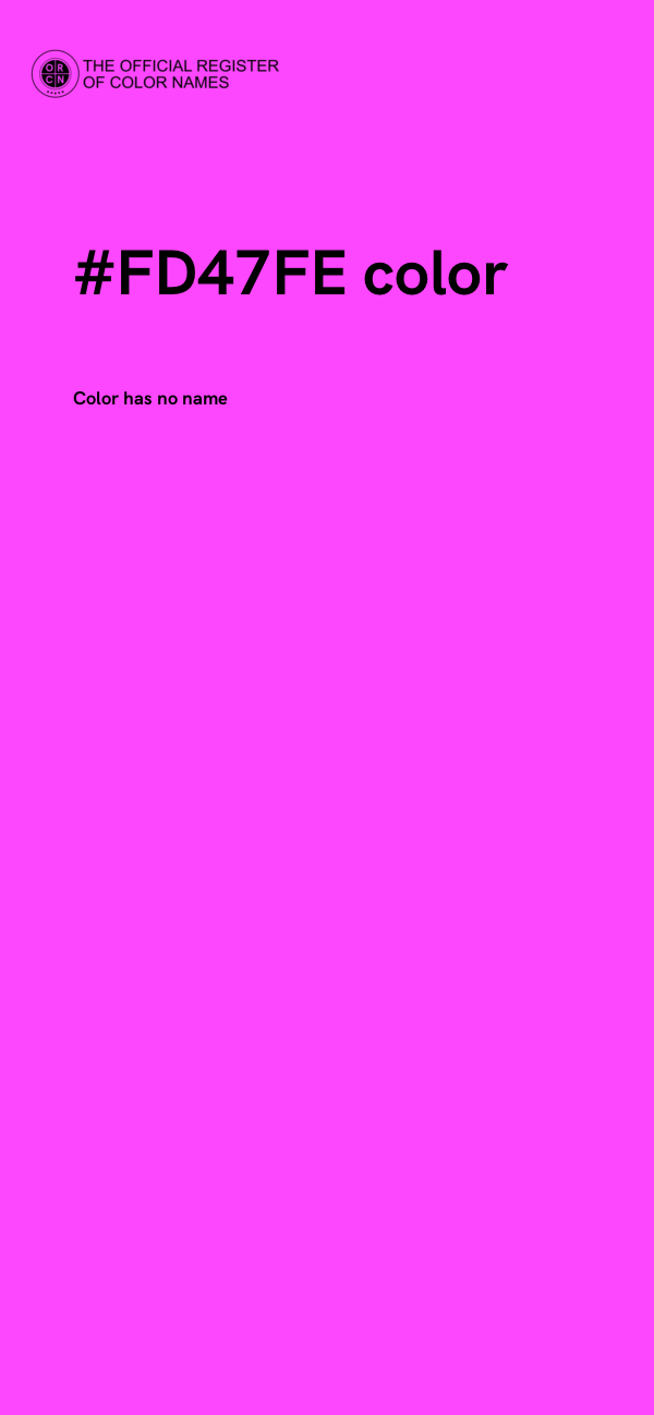#FD47FE color image