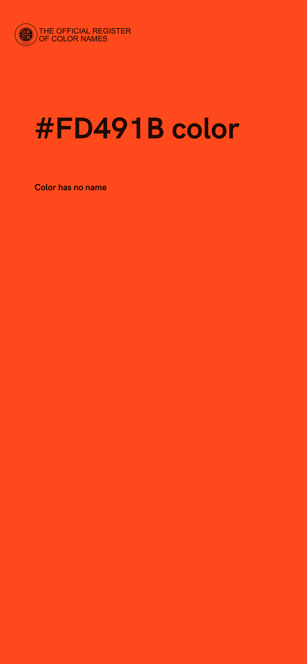 #FD491B color image