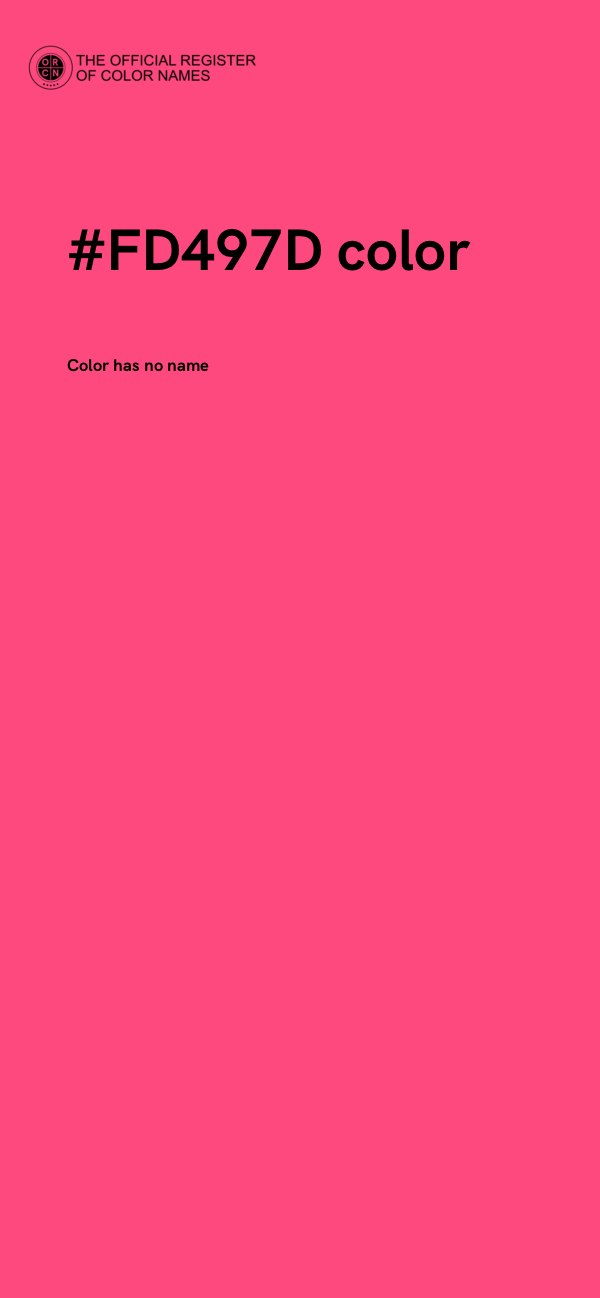 #FD497D color image