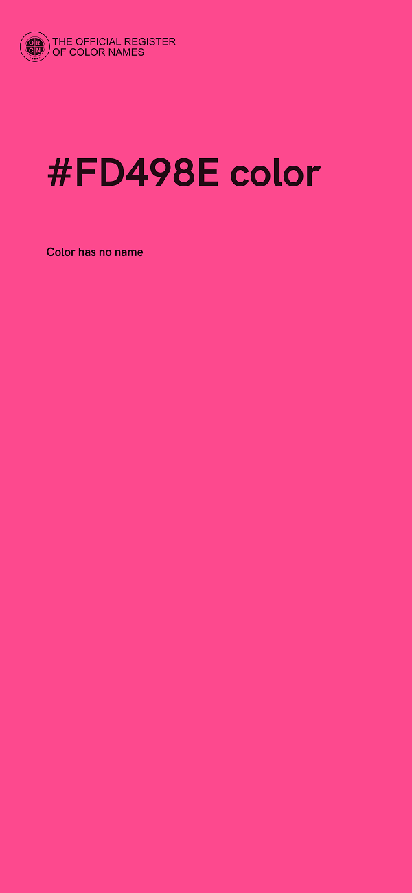 #FD498E color image