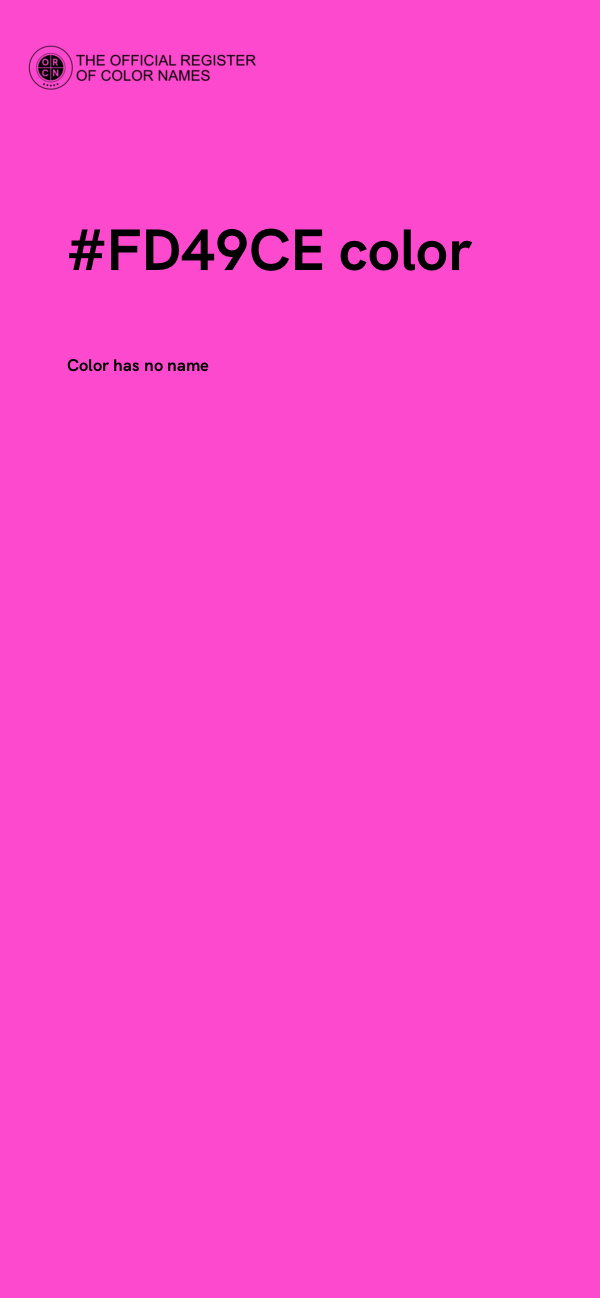 #FD49CE color image