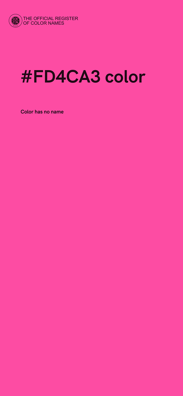#FD4CA3 color image