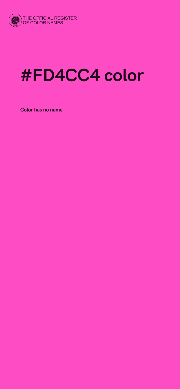 #FD4CC4 color image