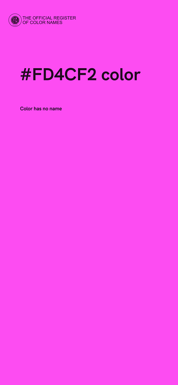 #FD4CF2 color image