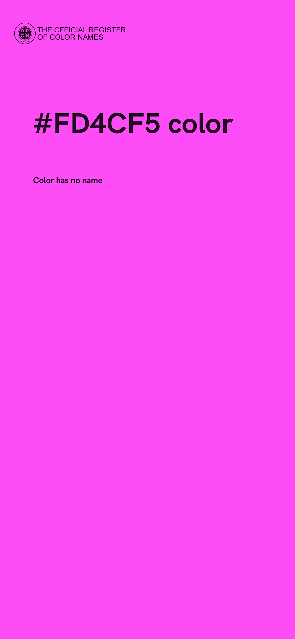 #FD4CF5 color image
