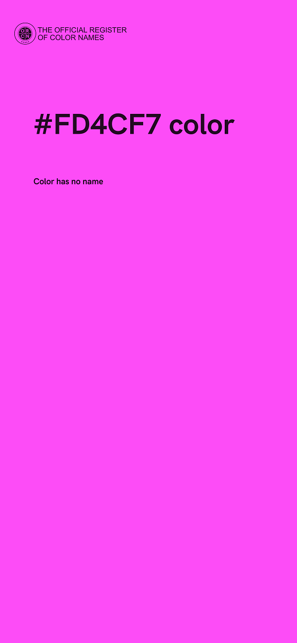 #FD4CF7 color image