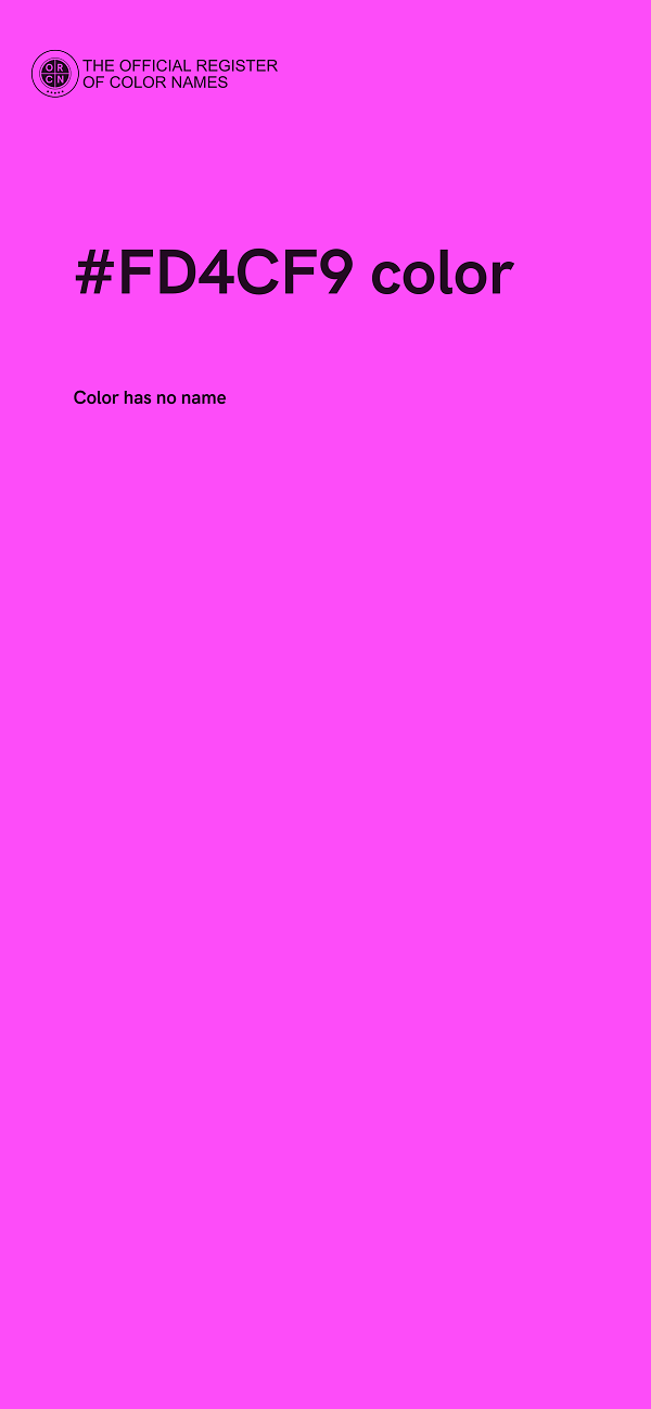 #FD4CF9 color image