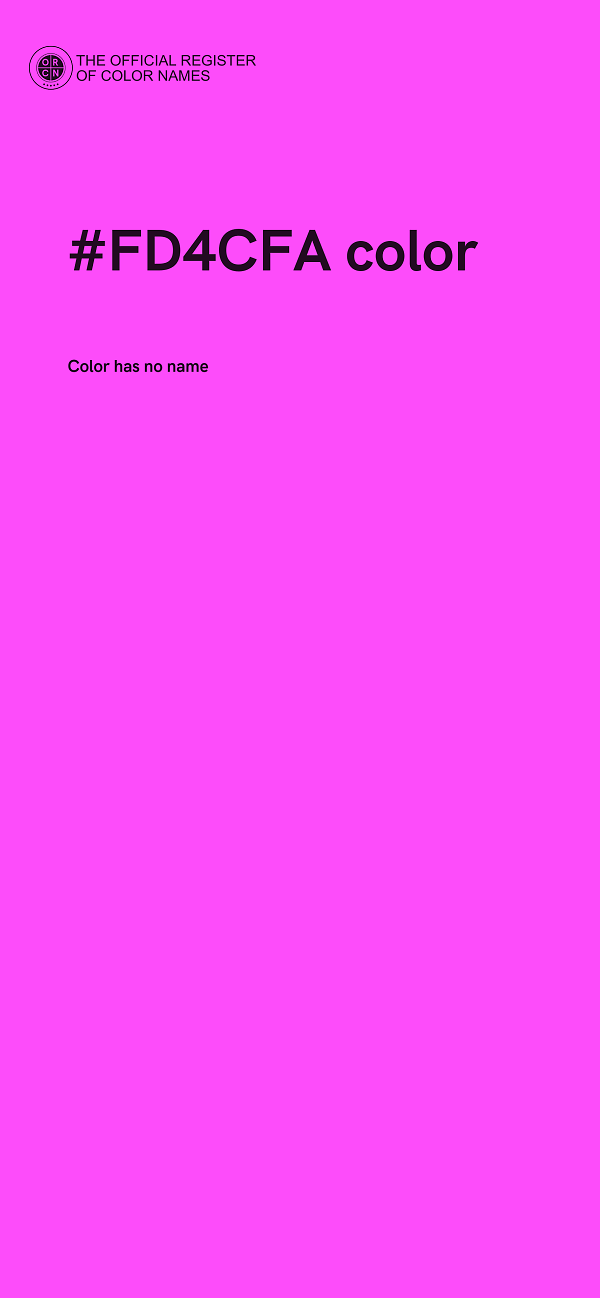 #FD4CFA color image