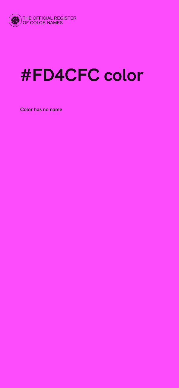 #FD4CFC color image