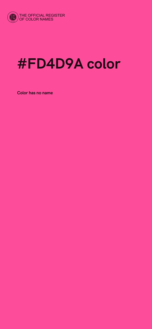 #FD4D9A color image