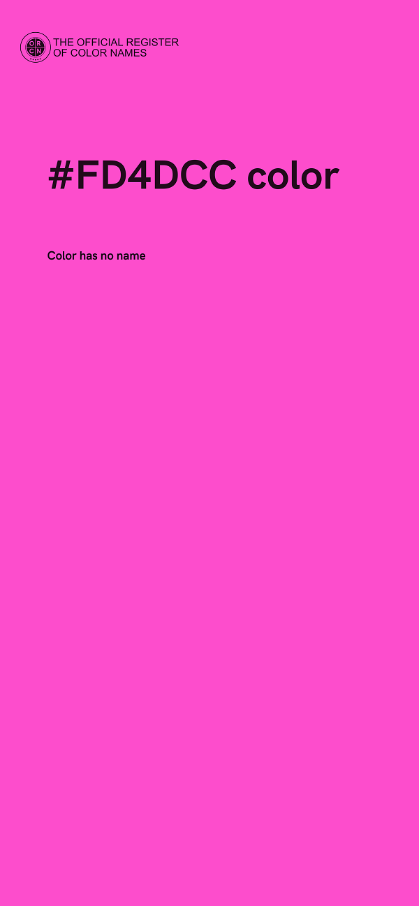 #FD4DCC color image