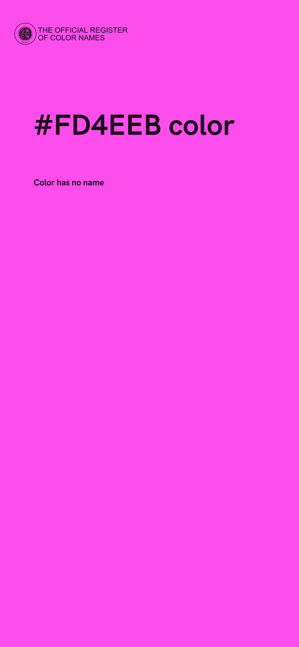 #FD4EEB color image