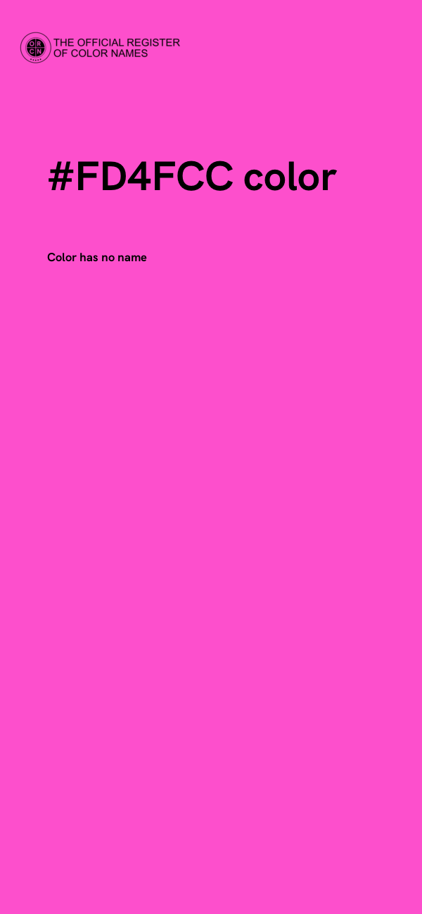 #FD4FCC color image