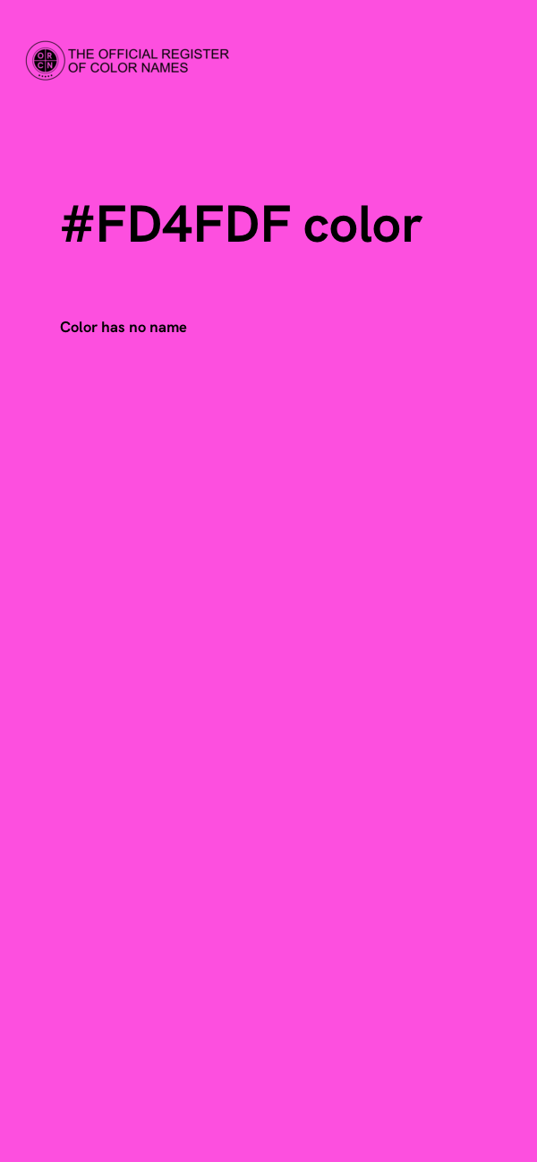 #FD4FDF color image