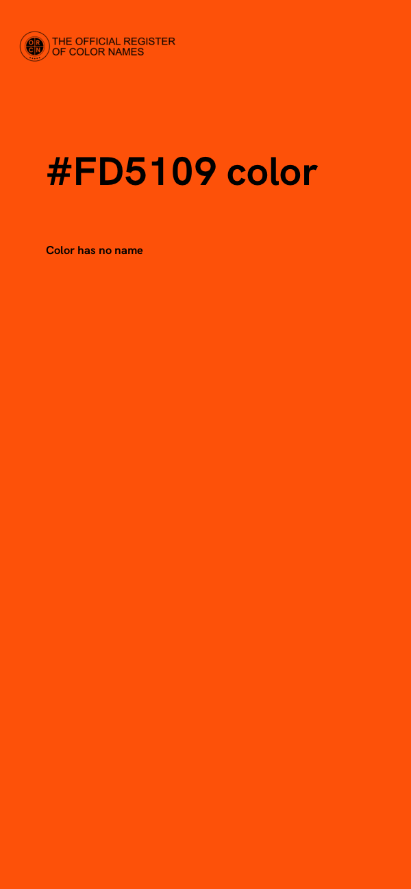 #FD5109 color image