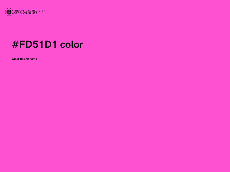 #FD51D1 color image