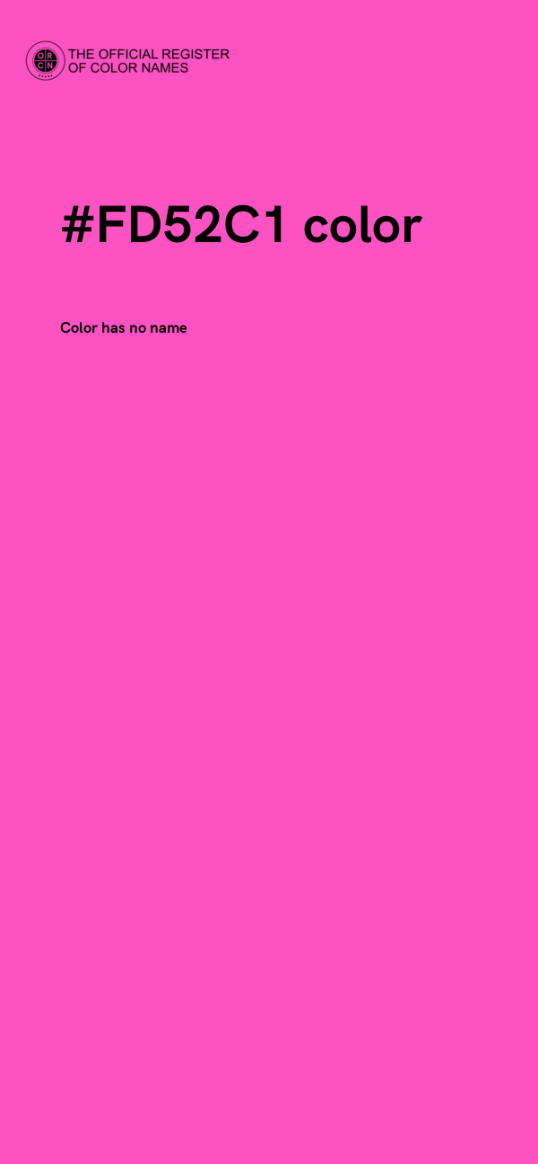 #FD52C1 color image