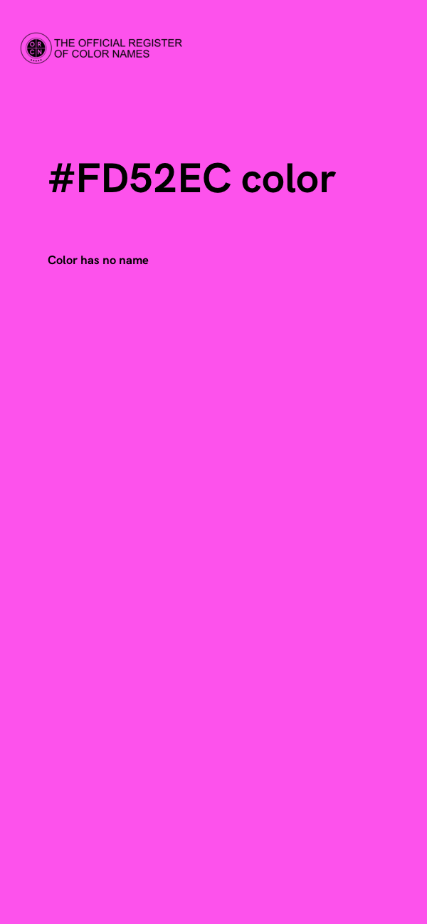 #FD52EC color image