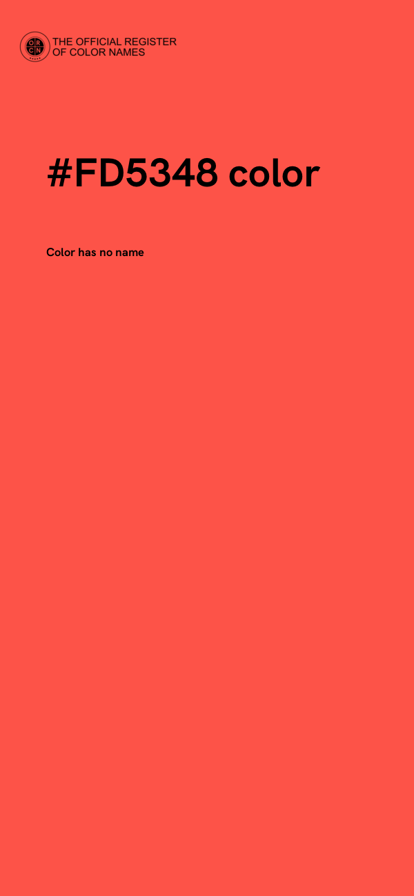 #FD5348 color image