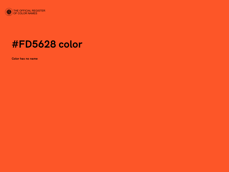 #FD5628 color image