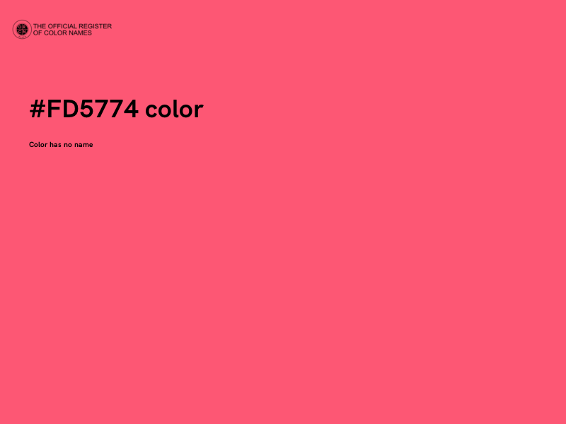 #FD5774 color image